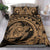 Hawaiian Map Kanaka Honu Hibiscus Gold Globular Polynesian Bedding Set - Polynesian Pride