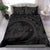 Hawaiian Map Kanaka Honu Hibiscus Gray Globular Polynesian Bedding Set - Polynesian Pride