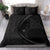 Hawaiian Map Manta Ray Polynesian Bedding Set - Gray - Circle Style - Polynesian Pride