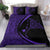 Hawaiian Map Manta Ray Polynesian Bedding Set - Purple - Circle Style - Polynesian Pride