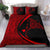 Hawaiian Map Manta Ray Polynesian Bedding Set - Red - Circle Style - Polynesian Pride