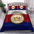 Hawaiian Flag Kakau Polynesian Bedding Set - Seal Of Hawaii - Polynesian Pride