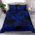 Hawaiian Map Kanaka Hibiscus Blue Polynesian Bedding Set - Polynesian Pride