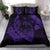 Hawaiian Fish Hook Hibiscus Banzai Surfing Polynesian Bedding Set Purple - Polynesian Pride