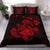 Hawaiian Map Turtle Ohana Hibicus Polynesian Bedding Set - Red - Polynesian Pride