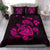 Hawaiian Map Turtle Ohana Hibicus Polynesian Bedding Set - Pink - Polynesian Pride