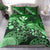 Polynesian Duvet Cover Set - Hawaii Bedding Set Green Turtle Hibiscus - Polynesian Pride