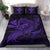 Hawaiian Map Hula Girl Hibiscus Kanaka Polynesian Bedding Set - Purple - Polynesian Pride