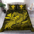 Hawaiian Map Hula Girl Hibiscus Kanaka Polynesian Bedding Set - Yellow - Polynesian Pride