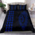 Hawaiian Kakau Fish Hook Polynesian Bedding Set - Blue - Polynesian Pride