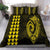 Hawaiian Kakau Fish Hook Polynesian Bedding Set - Yellow - Polynesian Pride