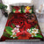 Hawaiian Map Hibiscus Plumeria Kanaka Bouquet Turtle Polynesian Bedding Set - Polynesian Pride