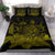 Hawaiian Map Turtle Hibiscus Polynesian Bedding Set - Yellow - Polynesian Pride