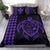 Hawaiian Map Kakau Turtle Kanaka Polynesian Bedding Set - Purple - Polynesian Pride