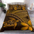 Hawaiian Turtle Plumeria Polynesian Bedding Set Neo Brown - Polynesian Pride