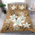 Hawaiian Plumeria Polynesian Bedding Set - Gold - Polynesian Pride