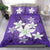 Hawaiian Plumeria Polynesian Bedding Set - Purple - Polynesian Pride