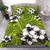 Hawaiian Plumeria Tribe Yellow Green Polynesian Bedding Set - Polynesian Pride