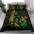 Hawaiian Map Palm Trees Fish Hook Polynesian Bedding Set Colorful Green - Polynesian Pride