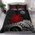 American Samoa Polynesian Duvet Cover Set - Polynesian Turtle (Red) - Polynesian Pride