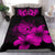 Hawaiian Map Hibiscus Turtle Polynesian Bedding Set - Pink - Polynesian Pride