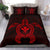 Hawaiian Turtle Kanaka Polynesian Bedding Set - Red - Polynesian Pride