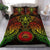 American Samoa Polynesian Duvet Cover Set - Reggae Turtle Manta Ray RED - Polynesian Pride