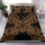 Polynesian Bedding Set - Hawaii Turtle Duvet Cover Set Map Gold Gold - Polynesian Pride