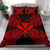 Polynesian Bedding Set - Hawaii Duvet Cover Set Map Red Red - Polynesian Pride