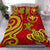 Polynesian Bedding Set - Hawaii (Kanaka Maoli) Duvet Cover Set Tentacle Turtle Red - Polynesian Pride