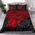 Polynesian Bedding Set - Cook Islands Duvet Cover Set - Red Turtle - Polynesian Pride