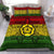 Hawaiian Turtle Polyensian Tribal Bedding Set Reggae Color - Polynesian Pride