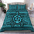 Hawaiian Turtle Polyensian Tribal Bedding Set Blue - Polynesian Pride