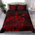 Polynesian Bedding Set - Tokelau Duvet Cover Set Red Color - Polynesian Pride