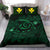 Hawaiian Turtle Hibiscus Plumeria Kanaka Polynesian Bedding Set Green - Soft Style - Polynesian Pride