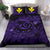 Hawaiian Turtle Hibiscus Plumeria Kanaka Polynesian Bedding Set Purple - Soft Style - Polynesian Pride