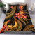 Micronesian Bedding Set - Pohnpei Duvet Cover Set - Gold Plumeria GOLD - Polynesian Pride