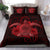 Hawaii Turtle Hibiscus Polynesian Bedding Set - Full Style - Red - Polynesian Pride