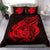 Polynesian Bedding Set - Wallis And Futuna Duvet Cover Set Father And Son Red - Polynesian Pride