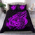 Polynesian Bedding Set - Wallis And Futuna Duvet Cover Set Father And Son Purple - Polynesian Pride