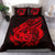 Polynesian Bedding Set - Vanuatu Duvet Cover Set Father And Son Red - Polynesian Pride