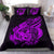 Polynesian Bedding Set - Vanuatu Duvet Cover Set Father And Son Purple - Polynesian Pride