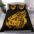 Polynesian Bedding Set - Vanuatu Duvet Cover Set Father And Son Gold - Polynesian Pride