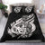 Polynesian Bedding Set - Tonga Duvet Cover Set Father And Son Black - Polynesian Pride