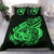 Polynesian Bedding Set - Papua New Guinea Duvet Cover Set Father And Son Green - Polynesian Pride