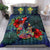 Kanaka Maoli (Hawaiian) Bedding Set - Polynesian Fish Hook Hibiscus - Polynesian Pride