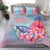 Hawaii Map Kanaka Turtle Galaxy Night Plumeria Hibiscus Bedding Set - Polynesian Pride