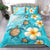 Hawaii Bedding Set - Hawaii Turtle Plumeria Coat Of Arm Ocean Bedding Set - Polynesian Pride