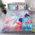 Hawaii Map Kanaka Hibiscus Polynesian Turtle Swimming Bedding Set - Sweet Dream Style - Polynesian Pride