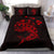 Hawaii Polynesian Mahi - Mahi Common Dolphinfish Bedding Set - Red - Polynesian Pride